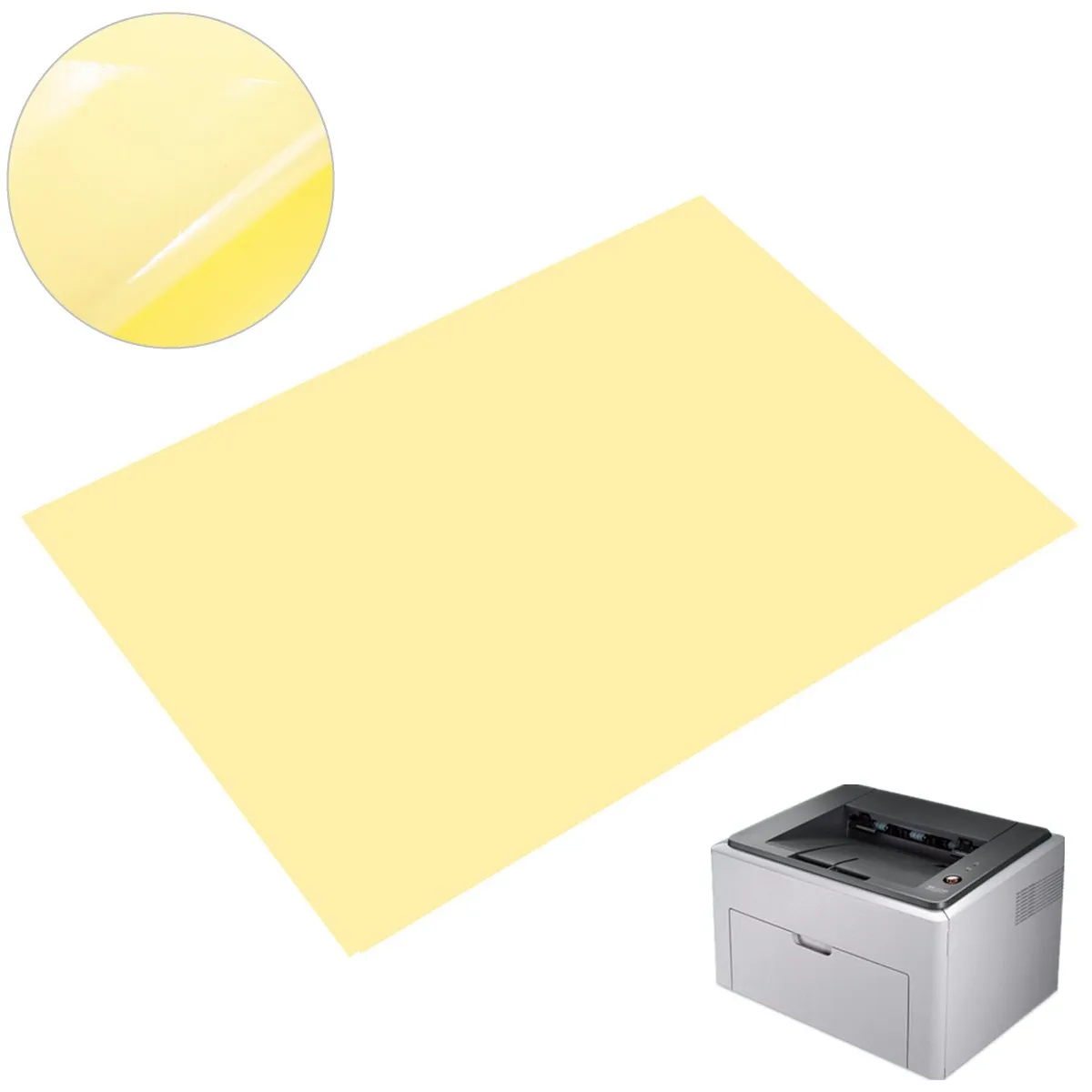 50pcs/la Impresión en Papel A4 Claro Film Transparente Auto-Adhesivo de la etiqueta Engomada de Papel Para Impresora Láser de inyección de tinta Láser A4 de la Impresión de la Etiqueta 3