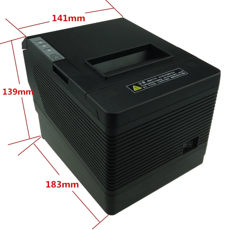 Mayorista 12PCS 80mm la Recepción de la Impresora de USB a Ethernet de Serie de Tres Puertos Están Integrados En Una Impresora de Corte Automático 3