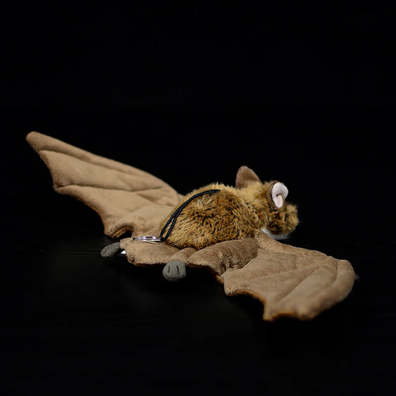 38cm Original Murciélago de la Colección de los Niños Juguetes de Peluche Real murciélago Marrón Regalo de Navidad Colgante Kawaii Lindo Suave Animales de Peluche, Muñecas 3