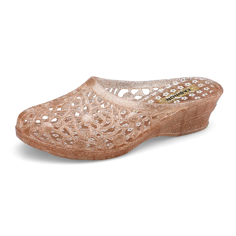2020 las Mujeres Sandalias de Playa Transpirable Zuecos Sandalias de Cuña de san valentín zapatillas de verano deslizarse sobre las mujeres sandalias zapatos Sandalias Mujer 3