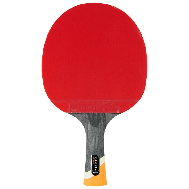 Genuino STIGA pro carbon 6 ESTRELLAS de alta calidad de la raqueta de tenis de mesa Raquete De Ping Pong con Brazales de Tenis de Mesa de carbono de la Cuchilla 3