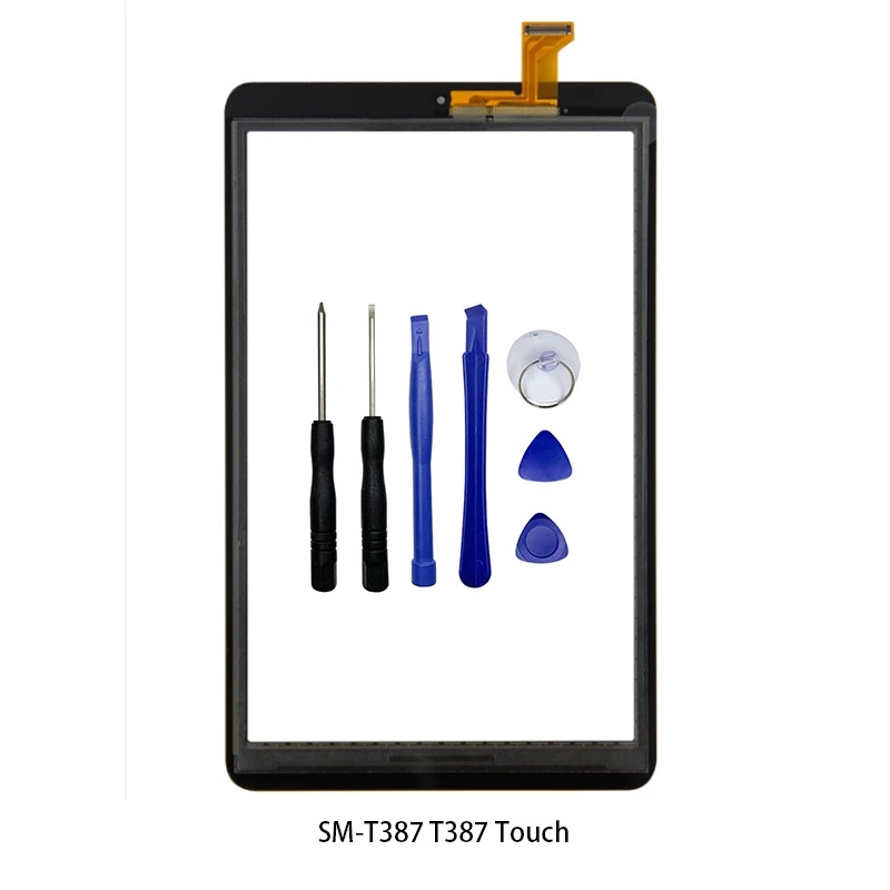 Para Samsung Galaxy Tab UN 8.0 SM-T387 T387 Digitalizador de Pantalla Táctil del Reemplazo de Cristal de Envío Libre 3