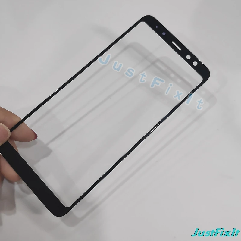 A8 2018 A530F Pantalla Táctil Para Samsung Galaxy A8 2018 A530F de la Pantalla Táctil del Panel Frontal Exterior de Vidrio Cubierta de la Lente de Repuesto 3