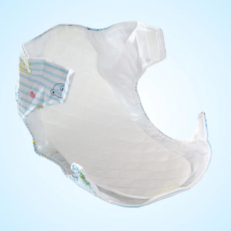 10 PCS Pañal Reutilizable de Pañales de Cambio de Forros de Pañales de Bebé de Insertos para Bebé Recién nacido Niño los Pañales de Tela de Algodón Lavable 3