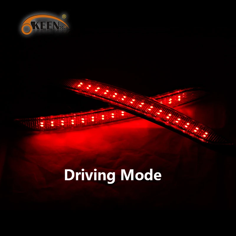 2pcs Para Hyundai Elantra MD Avante 2012 2013 LED en la parte Trasera Parachoques Reflector de Luz de la Cola de Freno Luz de freno 12V Color Rojo 5W 3