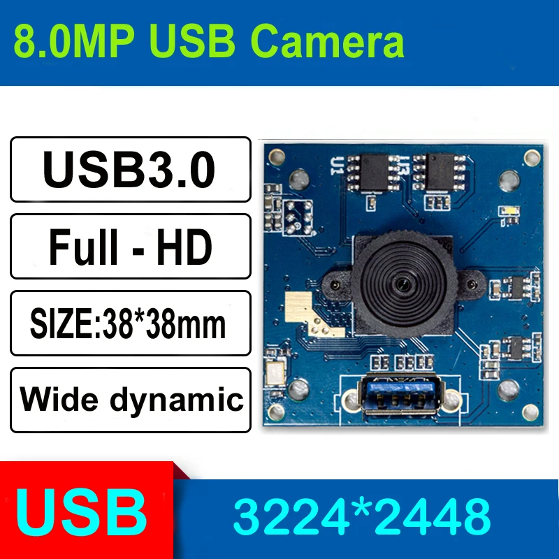 HQCAM de 8 megapíxeles, FULL HD Mjpeg cámara usb mini OEM usb 3.0, cámara de vídeo de la cámara de seguridad del módulo de mini para la aplicación industrial 3