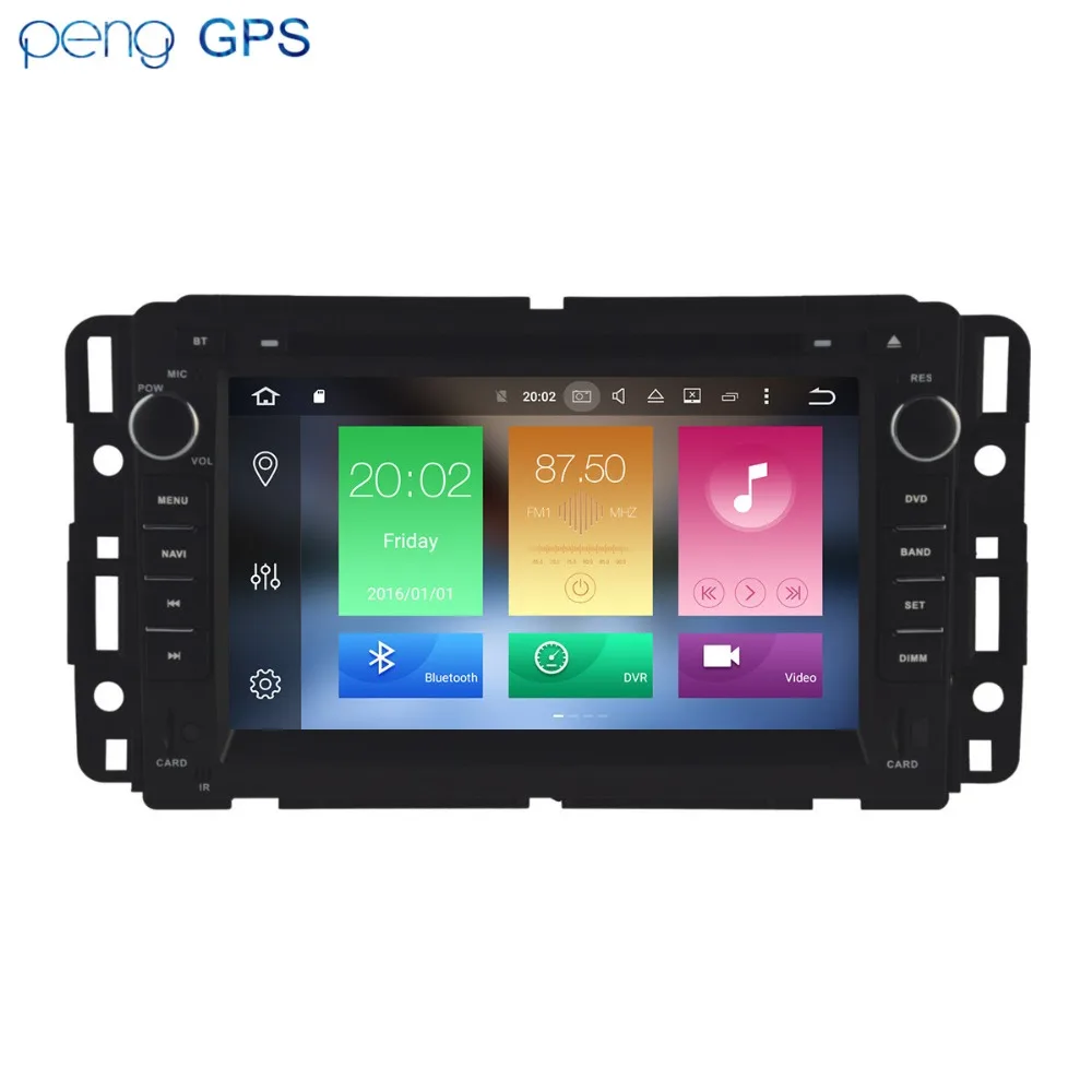 Android 10.0 car stereo radio gps PARA GMC reproductor de dvd de la Navegación en el Vehículo de GPS del Coche Reproductor Multimedia Radio Jefe de la unidad de 3
