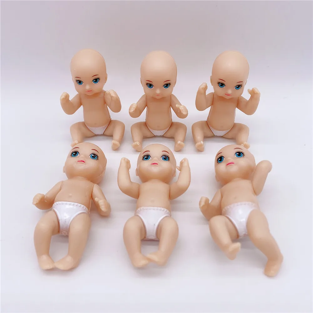 2020 última moda de la vida Barbies muñecas de simulación mini muñeca de juego de los niños de la casa chica mejor regalo=6pcs 3