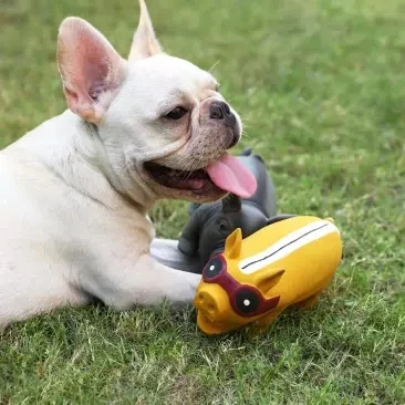 Youpin nueva mascota perro de juguete de squeak exprimir el sonido de cerdo de juguete duradero masticar juguete mascota de juguete de sonido no se deforma fácil de limpiar casa inteligente 3
