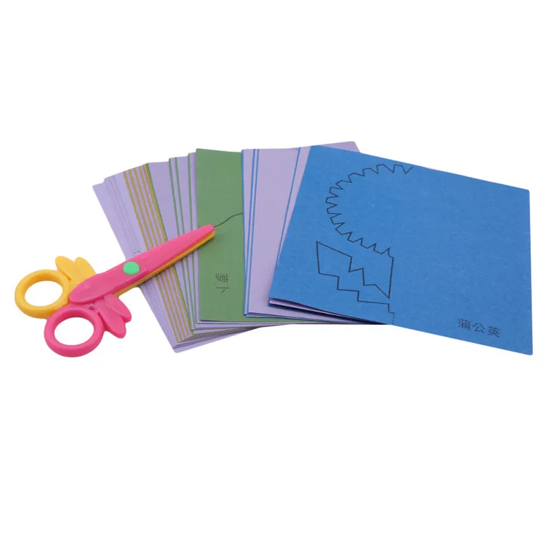 Montessori, Juguetes de BRICOLAJE Juguete 3D Divertido el Aprendizaje Temprano de Origami de Papel de corte Libro de Manualidades de los Niños Kits Para la Creatividad de los Juguetes Para niños de 5-7 Años 3