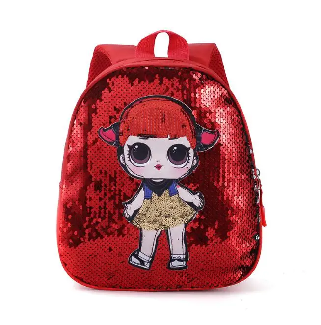 LOL muñecas mochila bolsa de la Escuela de los Niños Lindos de la Bolsa de Brillo de la Bolsa de Impresión de dibujos animados de Anime Lindo Mochila de los niños Kindergarte 3