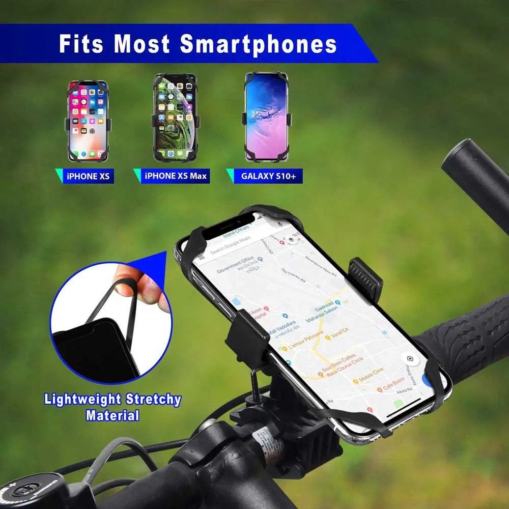 Universal de la Bicicleta de la Motocicleta de Montaje soporte para Teléfono de la Bici del Manillar Clip de Soporte de Bastidor de la Motocicleta del Manillar Titular del Teléfono Para el iPhone Samsung 3