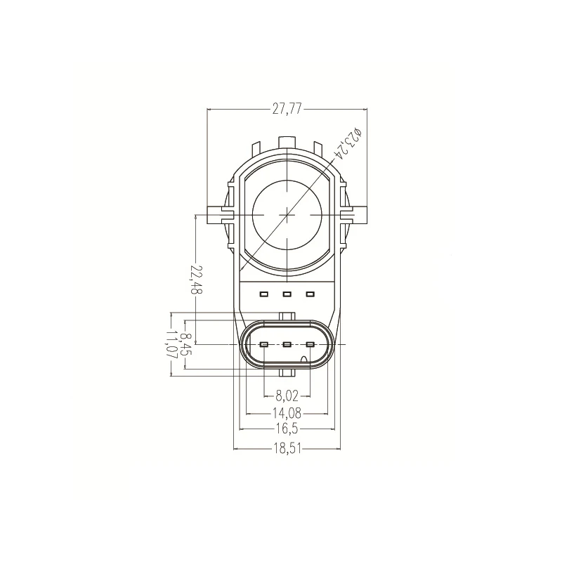 5J0919275 PDC Sensor de Aparcamiento Original O-Ring Para BETTLE PASSAT VW Anti Radar Detector Parktronic Control de Distancia de Accesorios 3