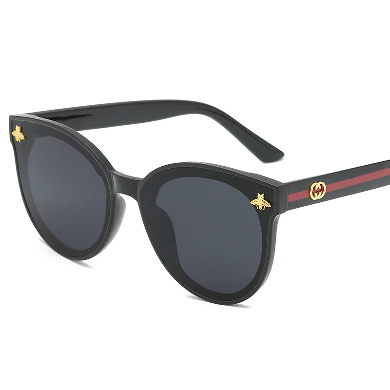 ASUOP 2020 nuevas señoras de moda de gafas de sol UV400 clásico retro de la marca de lujo de diseño de la abeja de los hombres gafas de sol oval deportes de conducción gafas 3