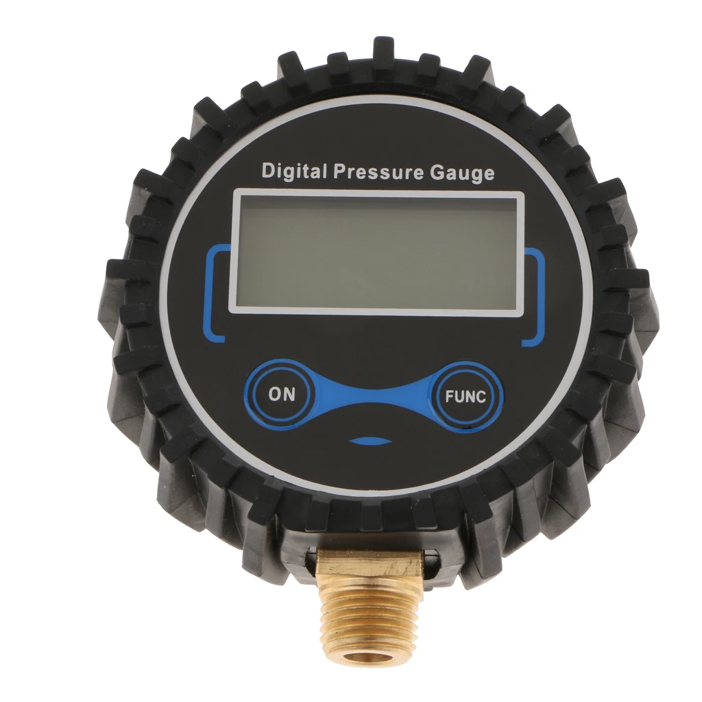 Digital de Inflado de Neumáticos Con Manómetro de Presión de Aire Chuck Manguera de Goma Para Compresores de Aire Y Infladores - 200PSI 3