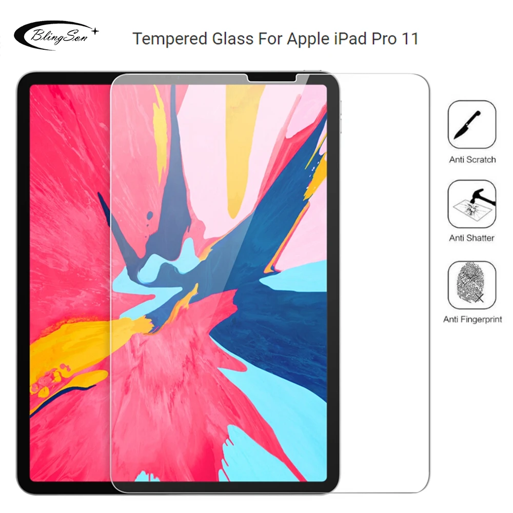 2.5 D 9H Vidrio Para Apple iPad Pro De 2018 11