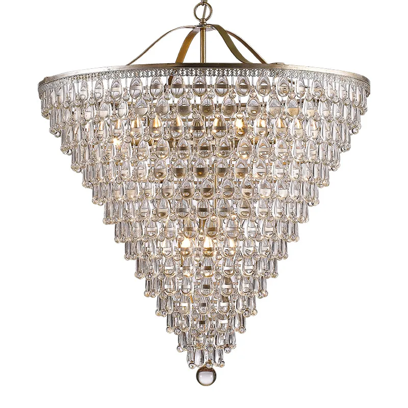 Moderna de cristal de hierro Colgante de Luz de la jaula de la Lámpara Colgante de la Lámpara de la Cocina Colgante lámpara Brillo de Led luminaria de Techo 3