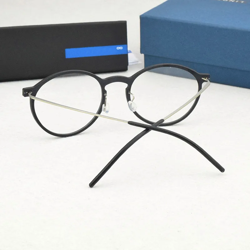 TR90 Marca de la Ronda de gafas de mujer de Diseño de Lentes ópticos Marco de los Hombres de metal de la Vendimia de la prescripción de lentes Miopía ordenador espectáculo 3