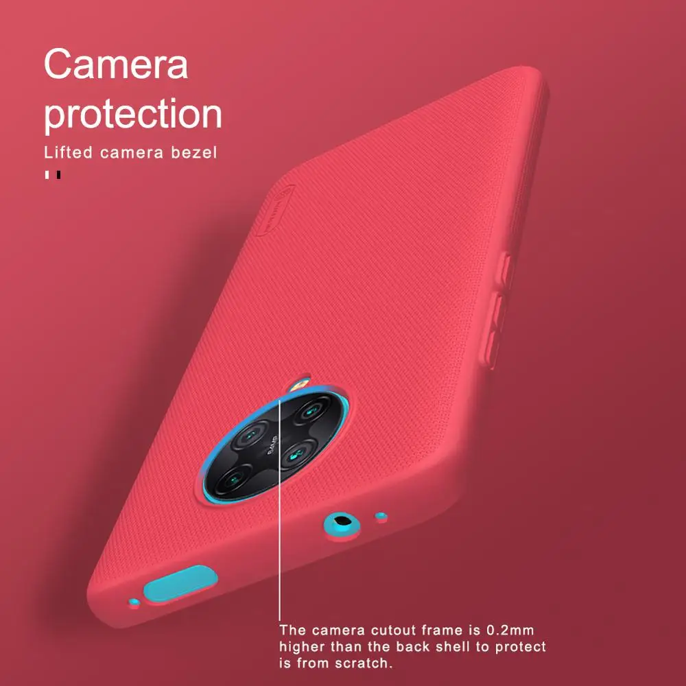 Nillkin para el Xiaomi Redmi K30 Pro Caso Frosted Shield PC de nuevo Caso Cove 3