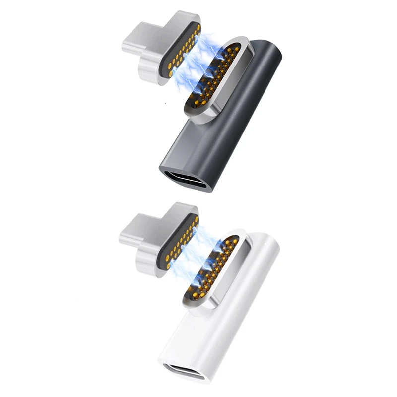 20 Pin Magnético USB Tipo C de Carga Rápida Convertidor Adaptador para MacBook Pro Tablet de Samsung, Xiaomi, HTC Teléfonos Inteligentes Android 3
