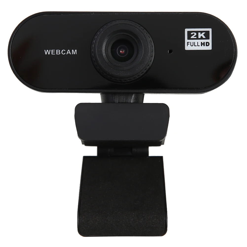 Vídeo de pantalla ancha de Trabajo en Casa Accesorios de 2K HD Webcam con Micrófono USB Driver Libre Plug N Play Cámara Web para Smart TV de la PC 3