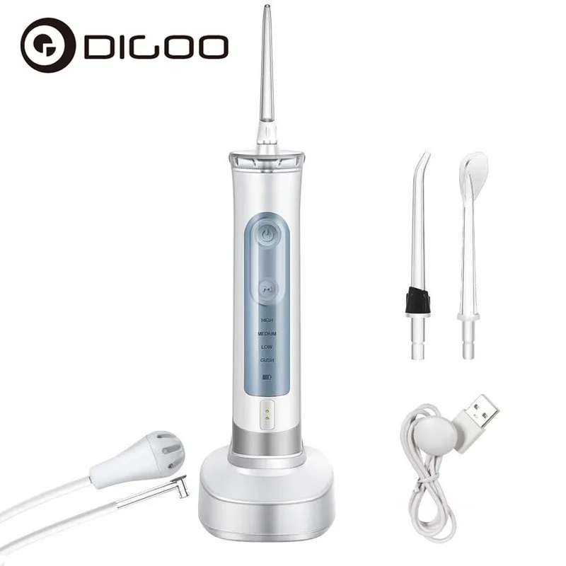 DIGOO DG-M1 Irrigador Oral USB Recargable irrigador oral Portátil Dental Chorro de Agua Impermeable Dientes-Cleaner Limpiador de Dientes 3
