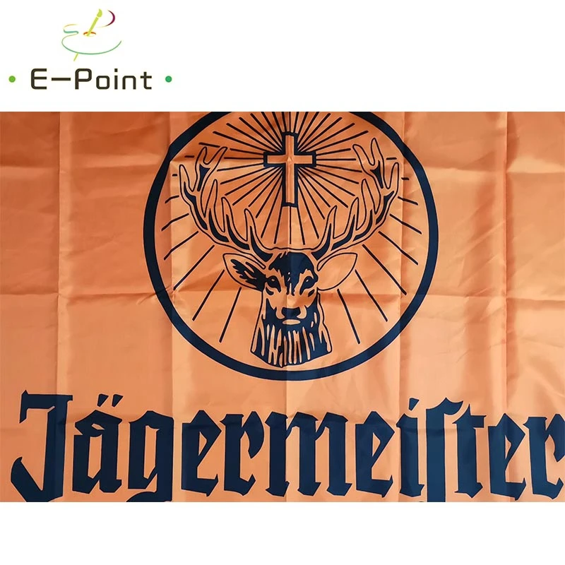 Alemania Jagermeister Bandera Naranja de Fondo 60*90cm (2x3ft) 90*150cm (3x5ft) Tamaño de la Navidad Decoraciones para el Hogar y Jardín 3
