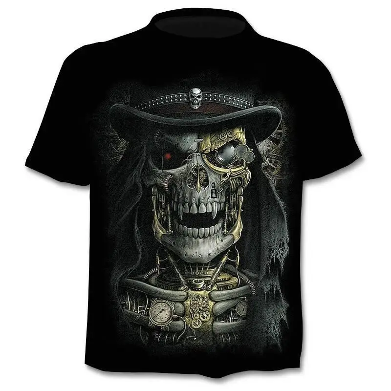2020 Motocicleta Nueva Cráneo 3dT-Camisa de los Hombres de las Mujeres de la Moda Hip Hop T-Shirt Ropa de Jersey Camiseta Camisetas Hombre Camisetas Tops 3