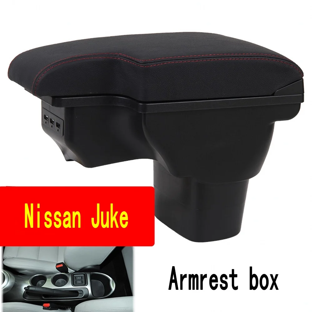 Para el NISSAN juke apoyabrazos cuadro de Infiniti ESQ armres cuadro interior del coche modificación dedicado esq recargable USB telescópica 3