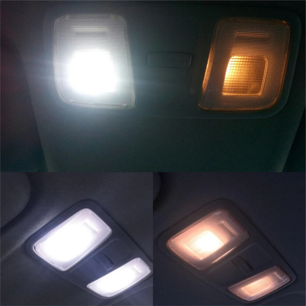 3pcs de Coche de 12V Luces de Lectura Automática Interior de la Lámpara para Kia Rio K2 Coche Bombilla LED Para Hyundai Solaris Verna Car Styling Luz 3