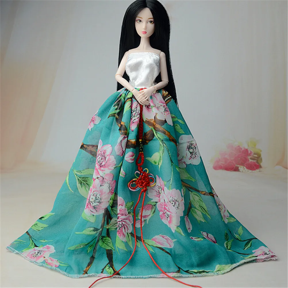 1pcs 2styles la Dinastía China de Vestido de Princesa Para la Ropa de la Muñeca Elegante Muñeca Tradicional 3