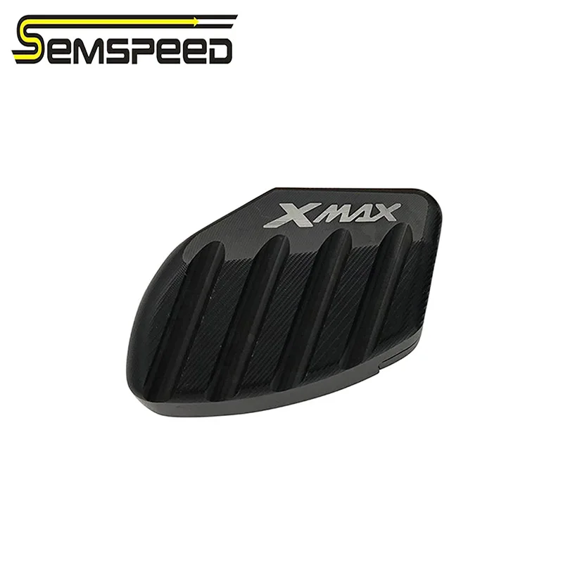 Logotipo XMAX Stand de la Ampliadora cojinetes de Soporte Protector Para Yamaha XMAX 300 xmax 250 xmax 125 2017-2020 Pie Soporte Placa de Extensión 3