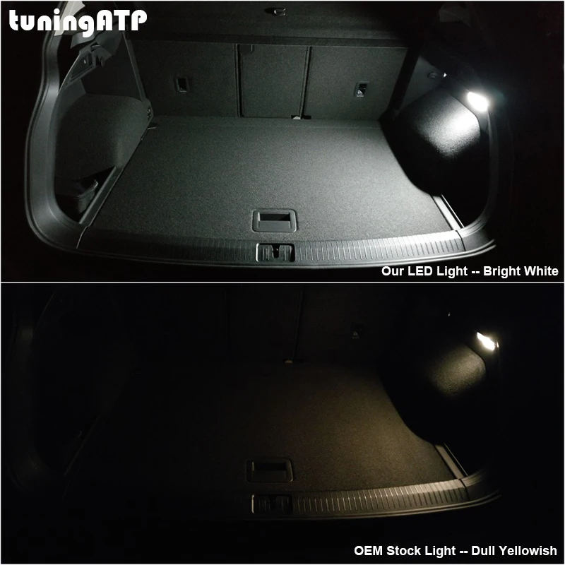 LED Compartimiento de Equipaje Tronco de Arranque Luces para Carrito de VW Eos, Golf Jetta Passat CC Scirocco Sharan Tiguan Passat Touareg T5 3