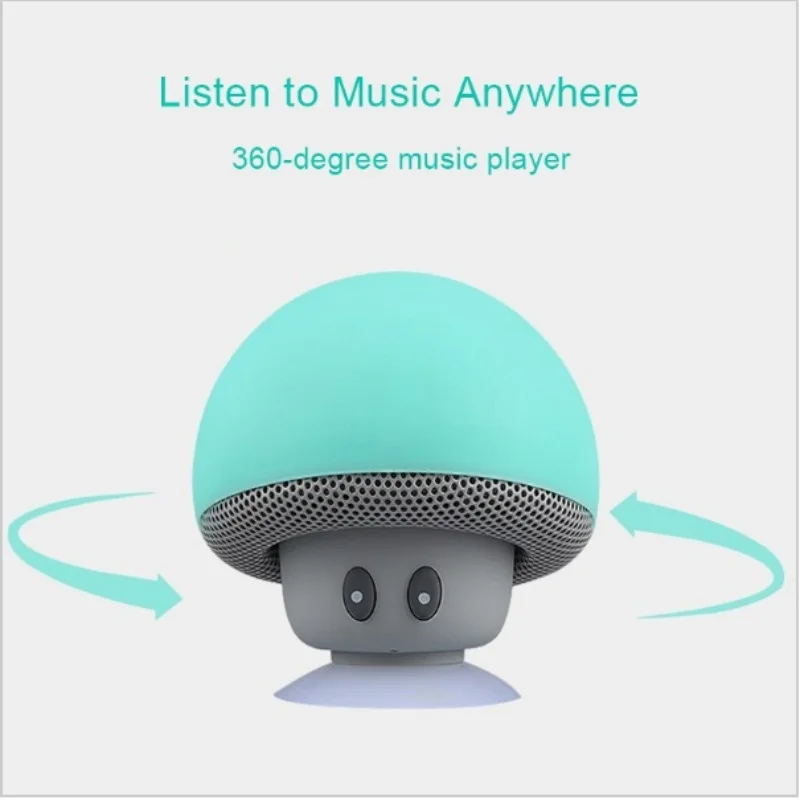 Nuevo Lindo Bluetooth Altavoz de 3W Mini Seta Altavoz Super Bass Sonido 3D Caja de Música de su PC Móvil Altavoz Con Micrófono Tonto Titular 3