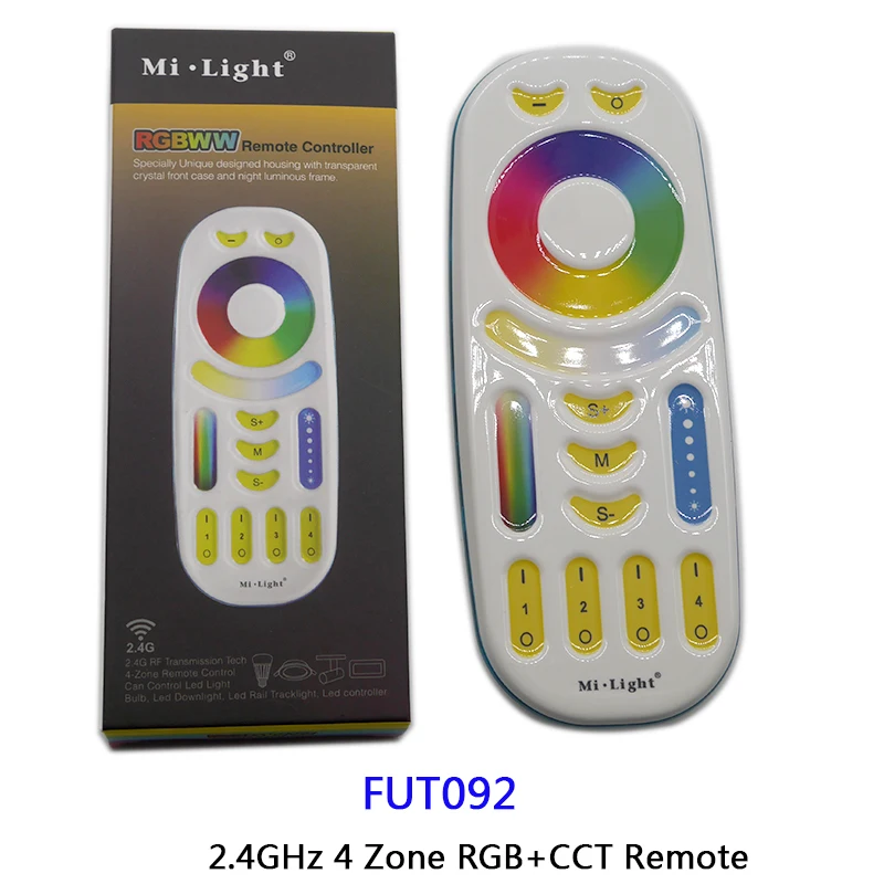 Miboxer PL5 40W RGB+CCT de la Luz del Panel Controlador de 2.4 G wireless Smart Panel de control Remoto B8/FUT089/FUT092/B4/T4 3