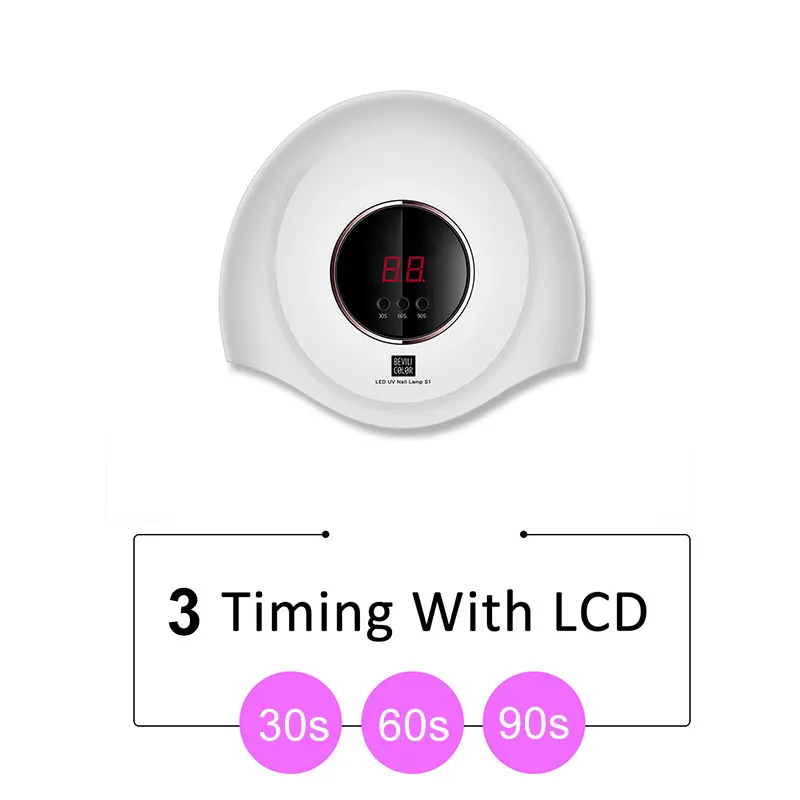 400W LED ULTRAVIOLETA del Clavo de la Lámpara Para la Manicura de Gel de Uñas Secador de Pantalla LCD de Secado del esmalte de Uñas de la Lámpara Automática del Sensor de Herramientas de Manicura 3