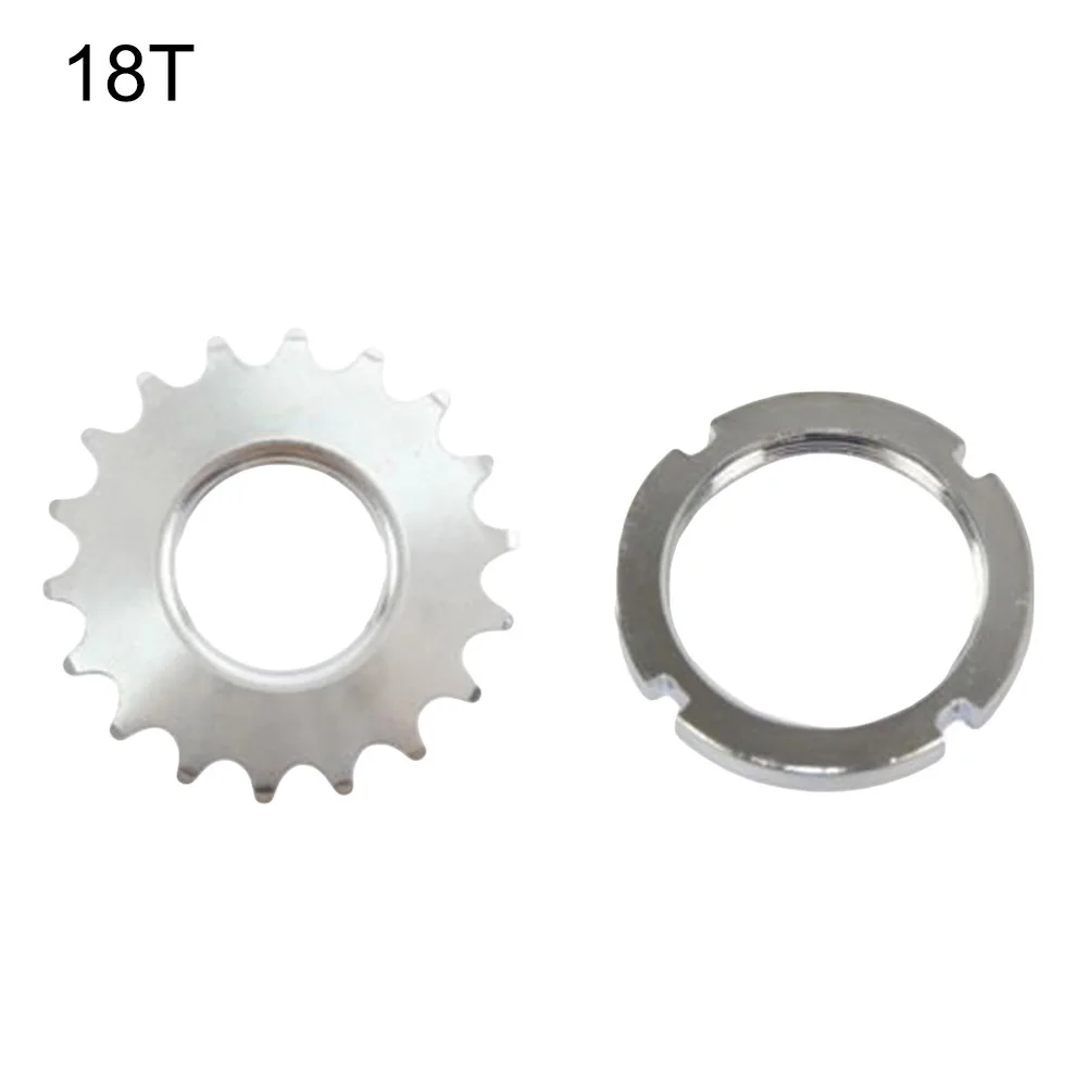 13T/14T/15T/16T/17T/18T Fija del Engranaje de ruedas dentadas,Pista de Bicicleta de una Sola Velocidad de la rueda Dentada,Fixed Gear Bike Cv con anillo de bloqueo,para 1/8 3
