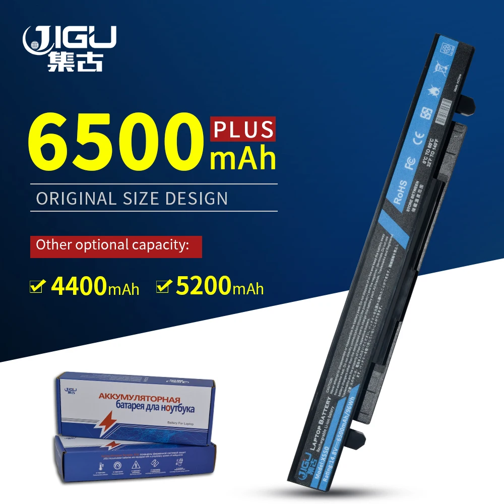 JIGU de Batería del ordenador Portátil Para Asus X450L X450E X450C R510EA R510V R510L R510E R510D R510C R409V R409L R409C P550L P550C P450V P450L 3