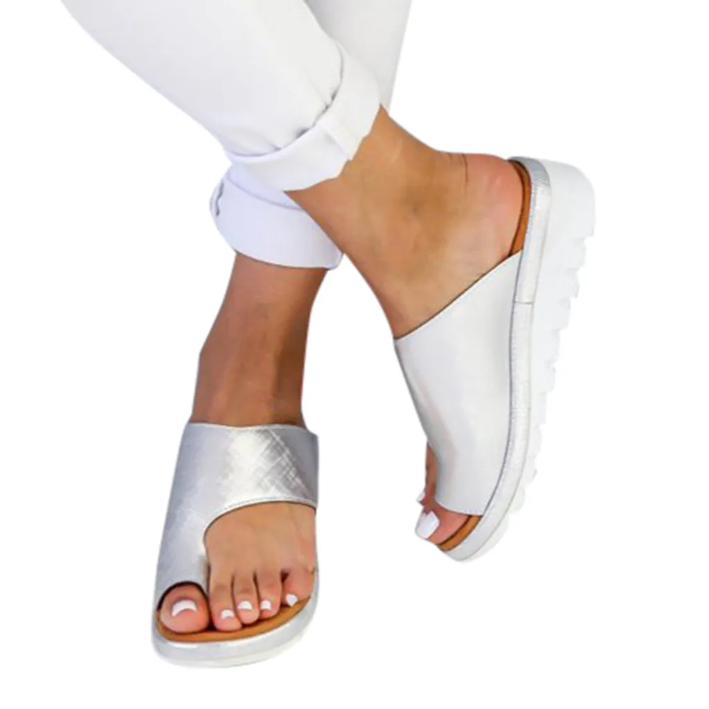 Sleeper #401 2021 NUEVA MODA de la Mujer de la Moda Pisos Cuñas Dedo del pie Abierto de Tobillo Zapatos de Playa Romana Zapatillas Sandalias de Envío de la Gota 3