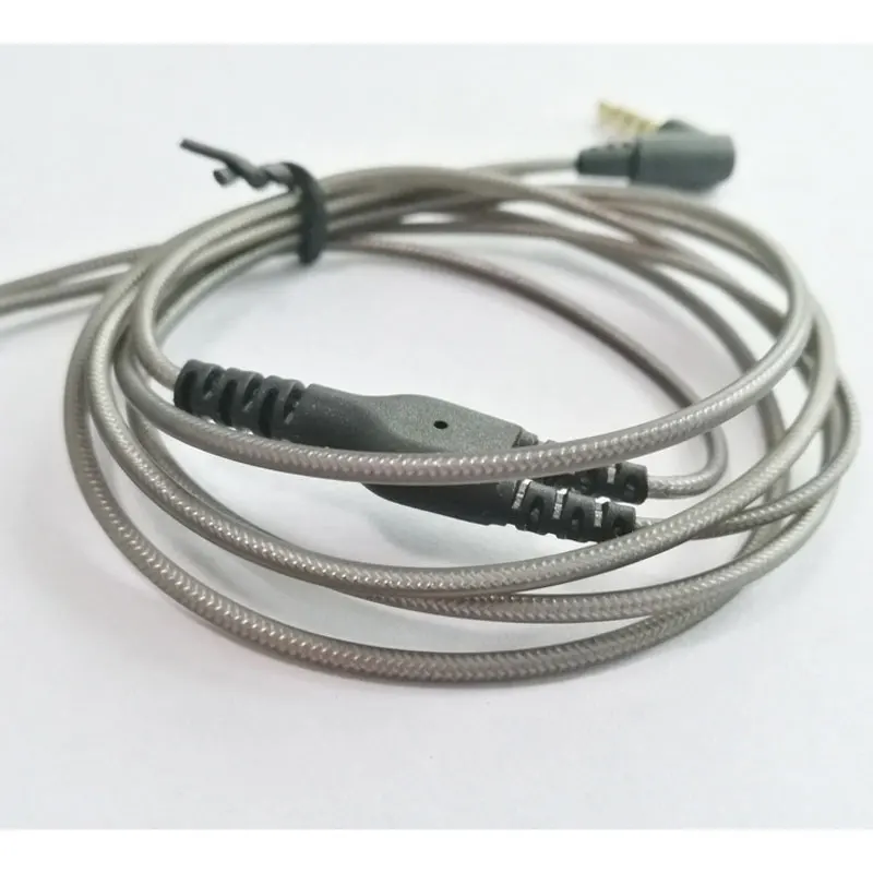 MMCX Cable Shure SE215 SE315 SE535 SE846 Auriculares Auriculares Cables Cable Con Micrófono Control de Volumen para xiaomi iphone Android 3
