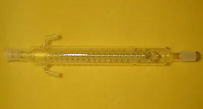 Serpentín de Reflujo de Vidrio Condensador,Chaqueta de 300mm,24/29,Laboratorio de Química de la Cristalería 3