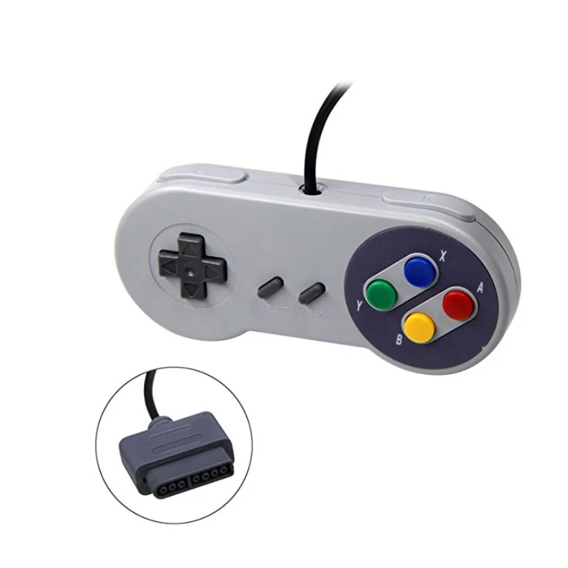 10PCS/lot Gamepad de 16 Bits del Controlador para Super Nintendo SNES Sistema de Control de la Consola de la Almohadilla 3