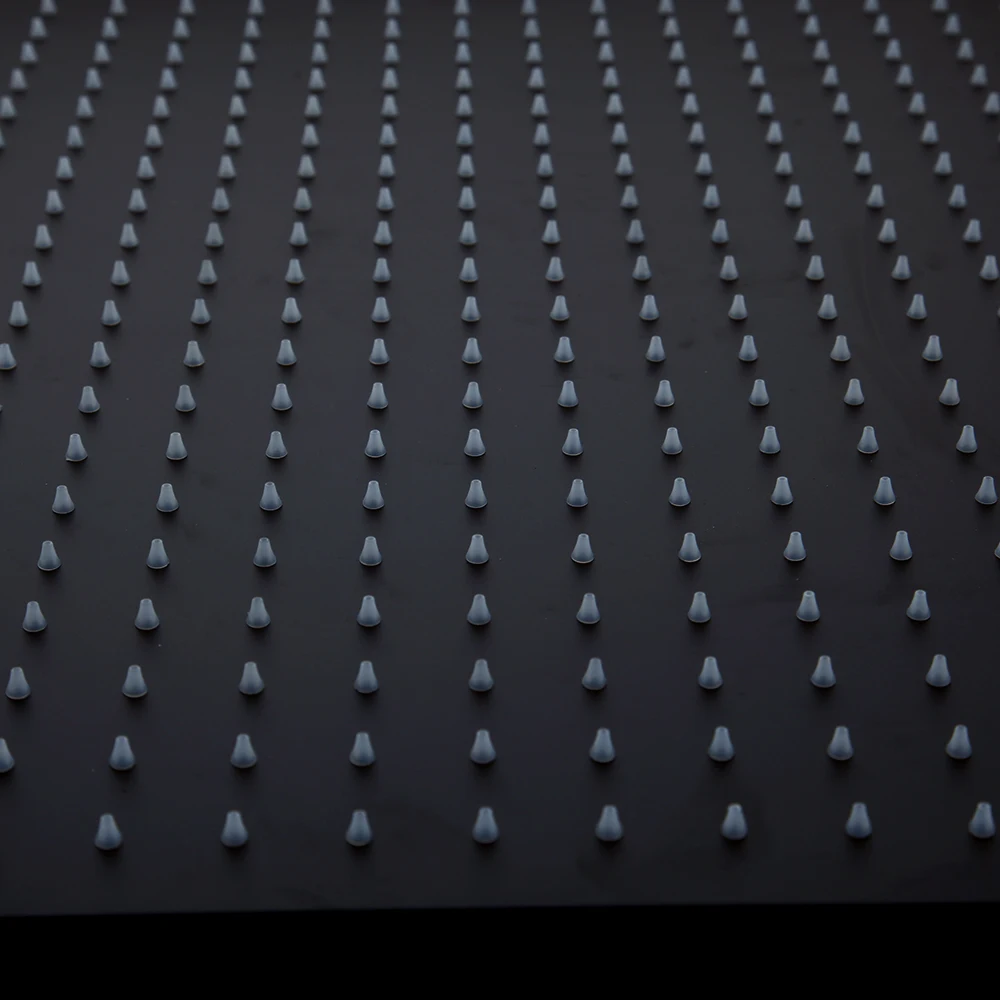 KEMAIDI 8~20 Pulgadas Negro LED de la Plaza de la Lluvia de Acero Inoxidable Cabezal de Ducha Ultrafino Elección de la Pared del cuarto de Baño & Montadas en el Techo 3