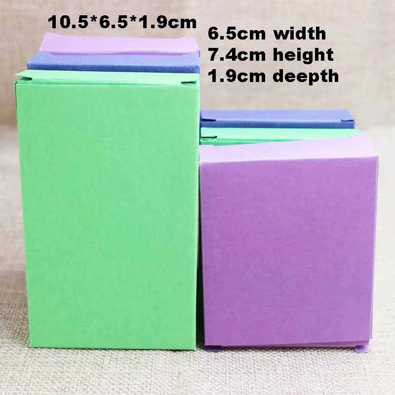 Feiluan 30pcs multi tamaño de papel de caramelo favor cuadro ,precioso productos de regalos y presentación de paquete caja de color púrpura/azul/ limón caja verde de la caja de regalo 3