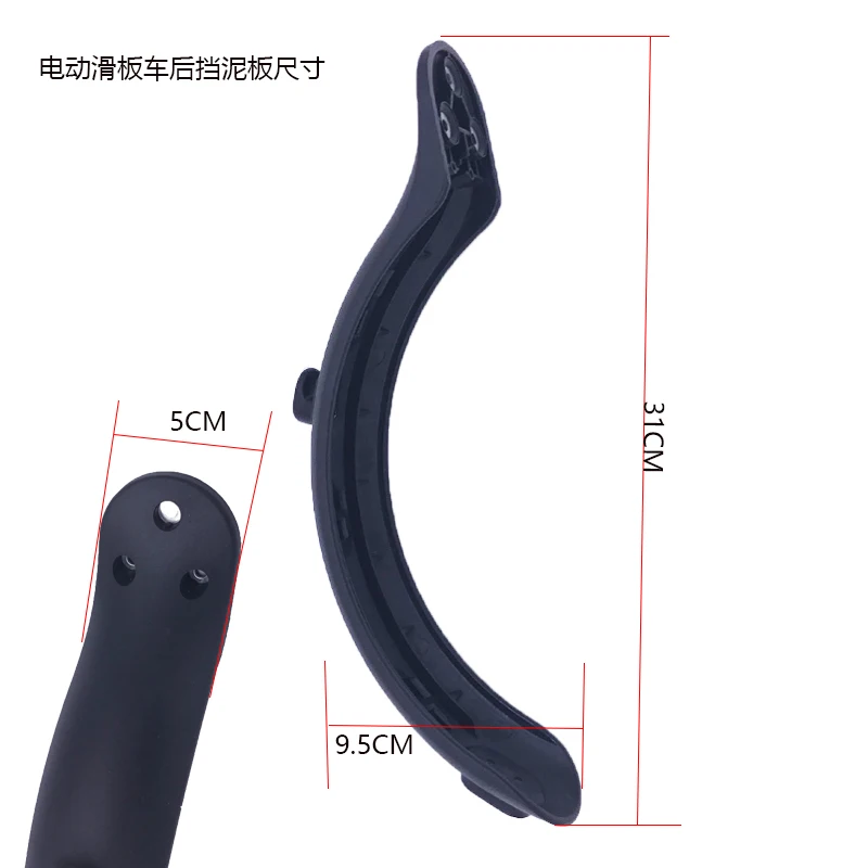 Original De Xiaomi M365 Guardabarros Trasero para XIAOMI Mijia M365 scooter eléctrico Trasero Guardabarros Guardabarros Protector de la Parte 3