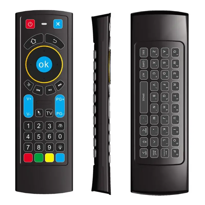 Para Amazon Fire Stick de Control Remoto Inalámbrico MX3 PRO USB Inalámbrico de Control Remoto de Teclado Aire Ratón 2.4 G Para Android TV Box 3