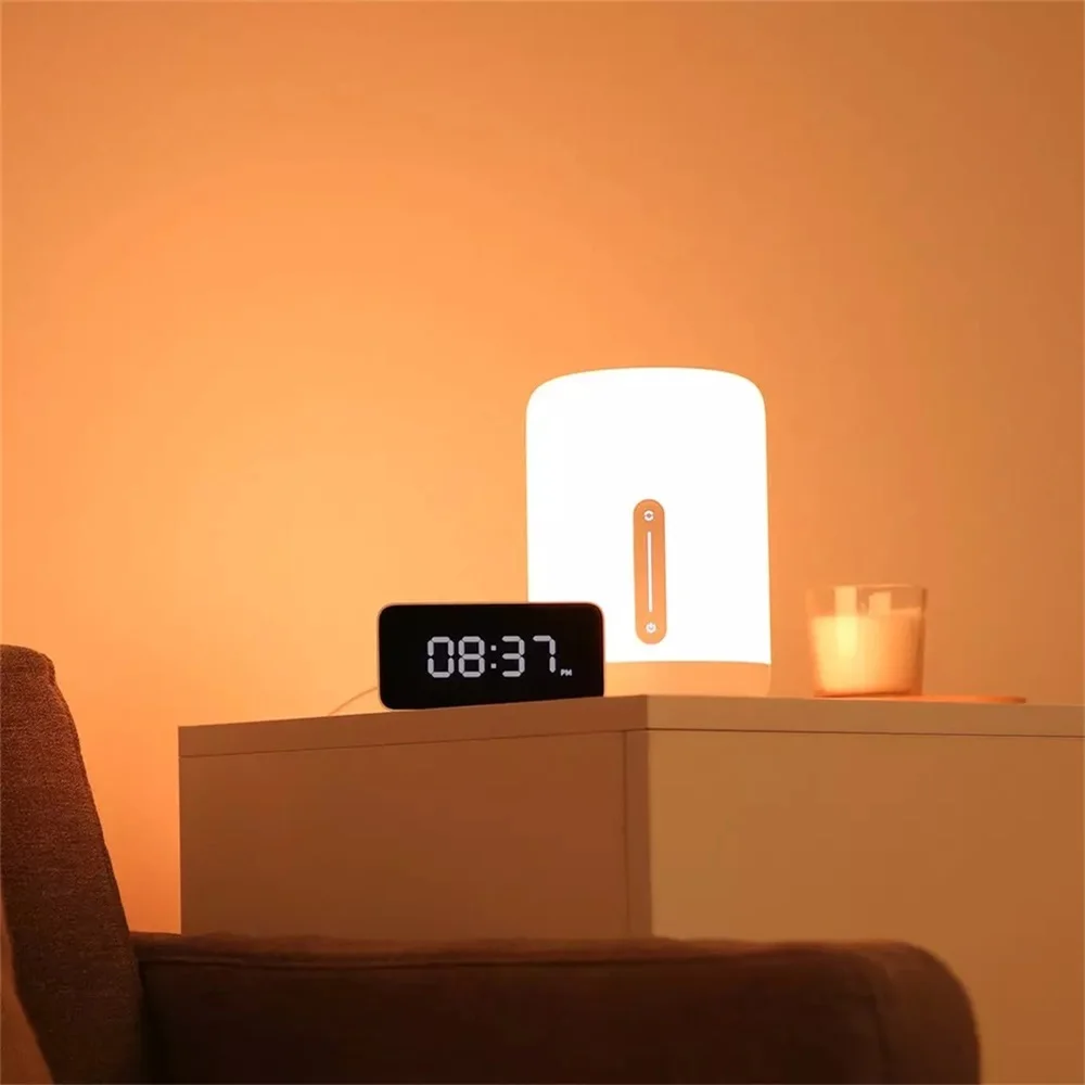 Xiaomi Lámpara de la Mesita 2 Smart Mesa de Luz LED de Mi casa de la APLICACIÓN de Control Inalámbrico MIJIA Dormitorio Mesa de Luz de Noche para HomeKit de Apple Siri 3
