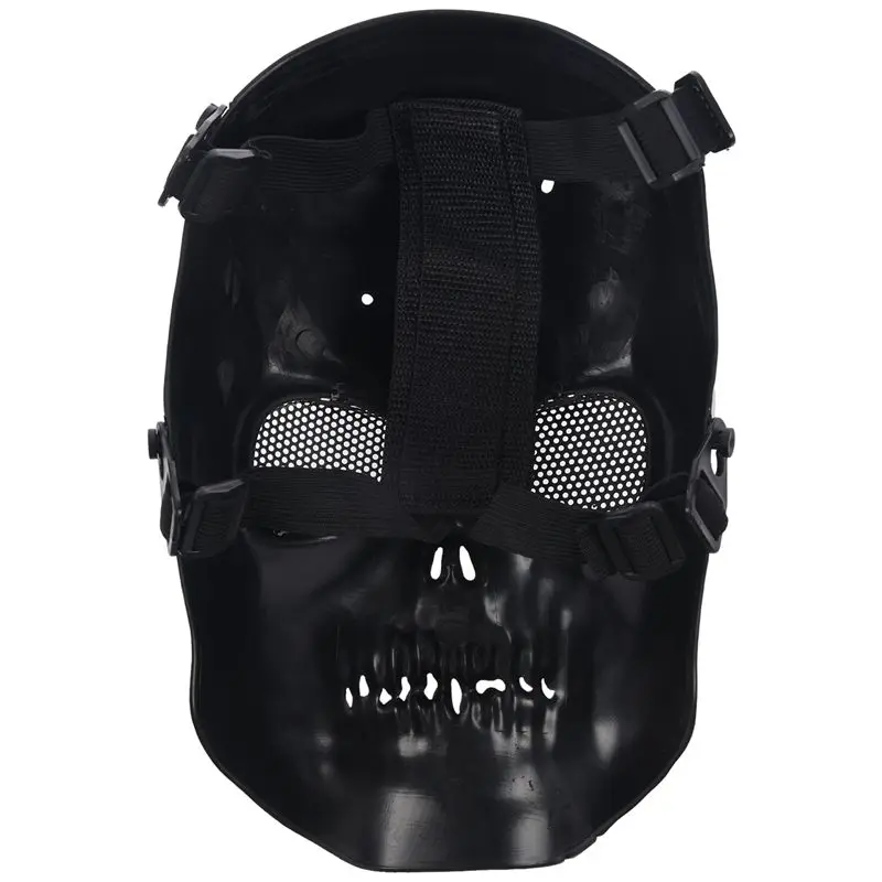 Airsoft Máscara De Cráneo Completo Máscara De Protección - Negro 3