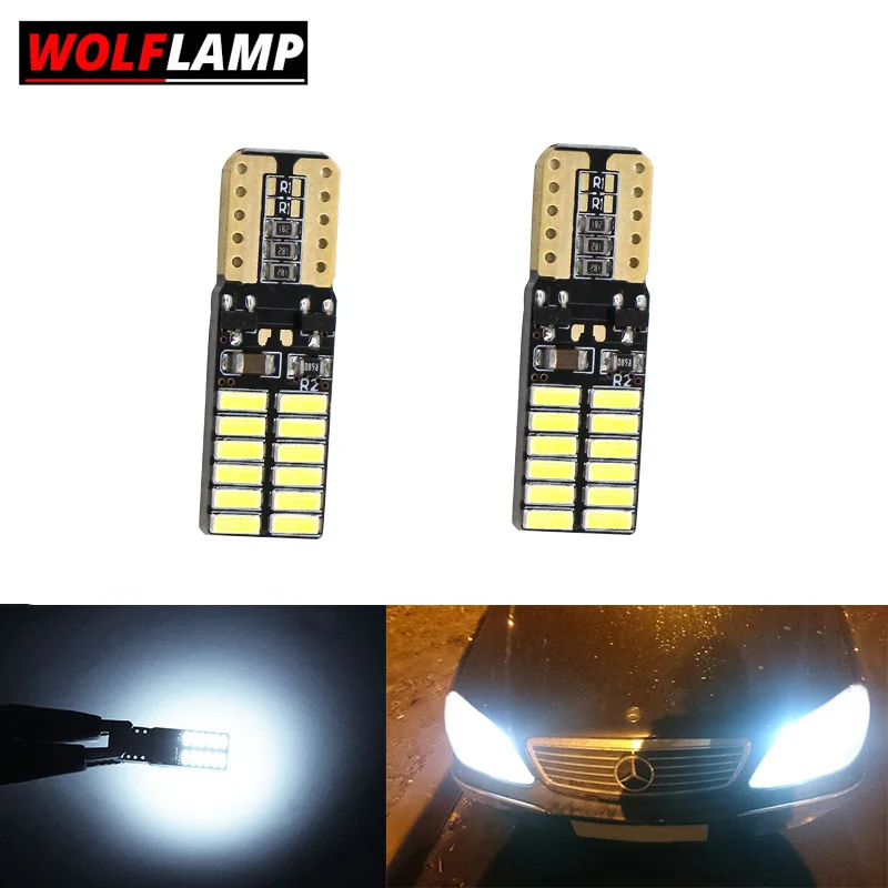 Wolflamp 2x T10 194 W5W Canbus del Coche LED de Luz de Estacionamiento Para el Mercedes Benz w124 w164 w210 w211 w203 w204 w205 w202 w220 w219 W222 3