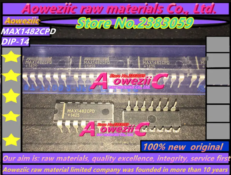 Aoweziic nuevo original MAX1482CPD MAX1482 MAX1482EPD DIP14 Receptor de IC chip 3